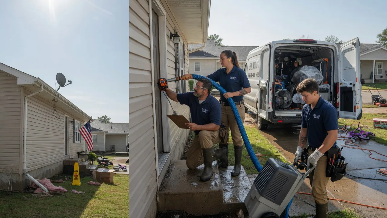 Ceiling Water Damage Restoration in Ray, ND near me